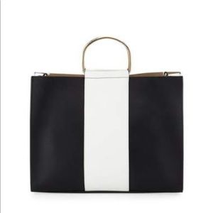 Black colorblock tote bag ‼️‼️